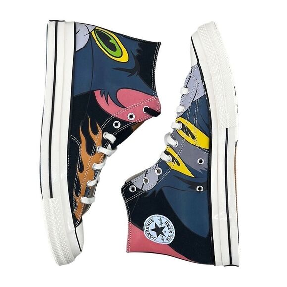 Converse x Tom and Jerry Chuck 70 Limited Edition Hightop Sneakers Shoes Size 15 - Picture 6 of 13